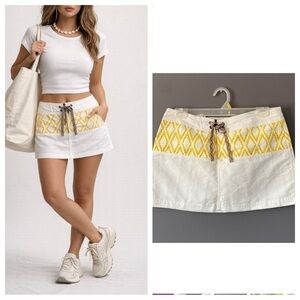 Patagonia Size 8 Nylon Mini Skirt Surf Coastal Gorpcore